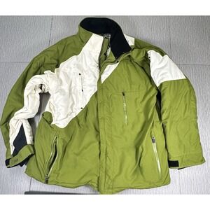 Obermeyer Mens Traction Jacket Block Mock Neck Zip Comformax Classic SZ M Ski